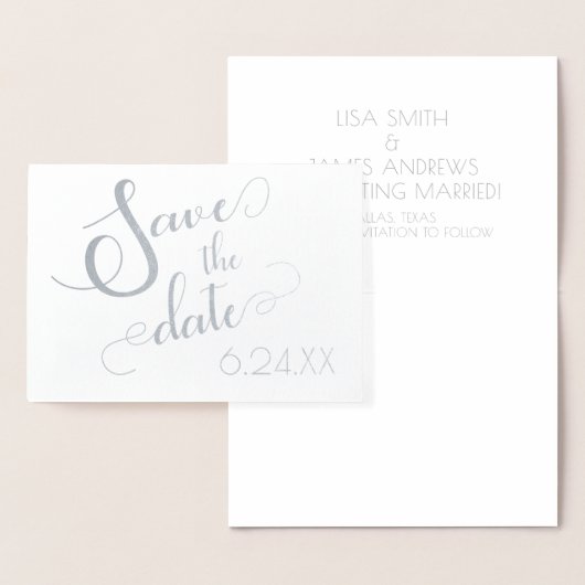 De datum opslaan folie kaarten (Display)