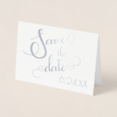 De datum opslaan folie kaarten (Voorkant)