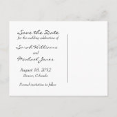 De datum opslaan Foto Briefkaart 4 (Achterkant)