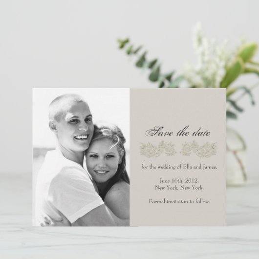 De datum opslaan //  Geïnspireerd Collectie Save The Date (Staand voorkant)