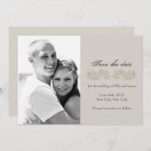 De datum opslaan // Geïnspireerd Collectie Save The Date (Voorkant / Achterkant)