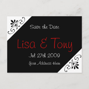  De datum opslaan - Gepersonaliseerd Aankondigingskaart