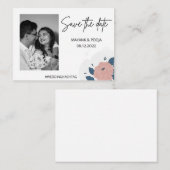 De datum opslaan informatiekaartje (Voorkant / Achterkant)