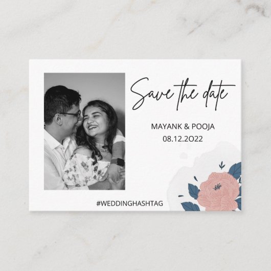 De datum opslaan informatiekaartje (Voorkant)