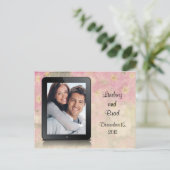 "De datum opslaan" iPad Aankondigingskaart (Staand voorkant)