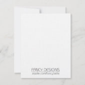 De datum opslaan kaart (Achterkant)