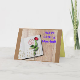 De datum opslaan kaart