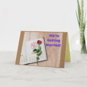 De datum opslaan kaart (Voorkant)