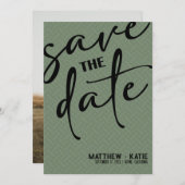 De datum opslaan kaart (Voorkant / Achterkant)