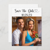 De datum opslaan kaart (Voorkant / Achterkant)