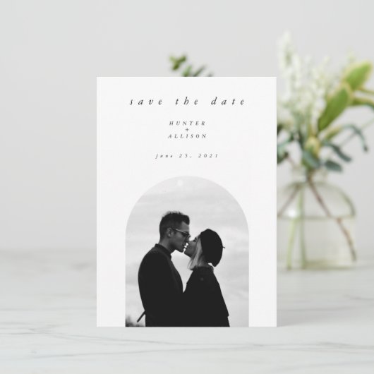 De datum opslaan kaart (Staand voorkant)