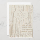 De datum opslaan kaart (Voorkant / Achterkant)