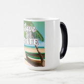 De datum opslaan magische mok (Voorkant rechts)