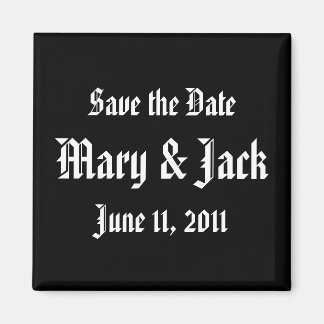 De datum opslaan magneet