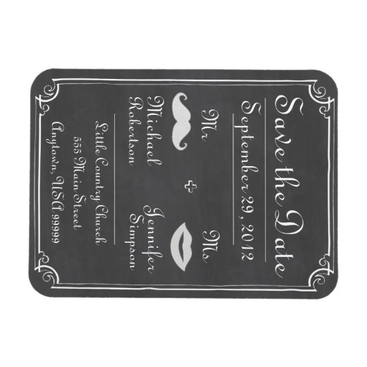 De datum opslaan magneet (Horizontaal)