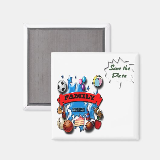 De datum opslaan magneet (Voorkant / Achterkant)