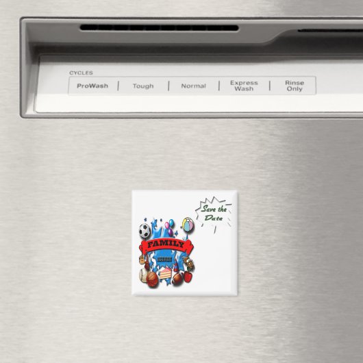 De datum opslaan magneet (Insitu (Vaatwasser))