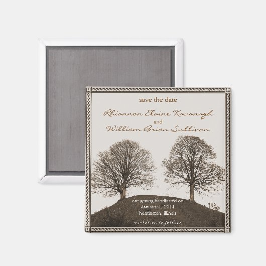 De datum opslaan magneet (Voorkant / Achterkant)