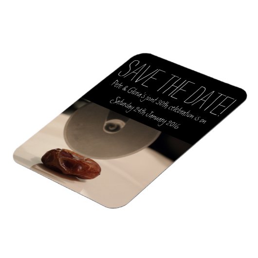 De datum opslaan magneet (Linkerzijde)