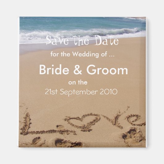 De datum opslaan magneet (Voorkant)