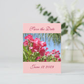 De datum opslaan Oleander Post Kaart (Staand voorkant)