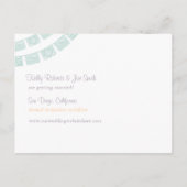 De datum opslaan Papel Picado Briefkaart (Achterkant)