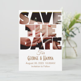 De datum opslaan Personaliseer het ontwerp Save The Date