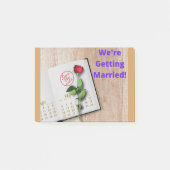 De datum opslaan post-it® notes (Voorkant)