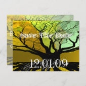 De datum opslaan - regels aankondigingskaart (Voorkant / Achterkant)