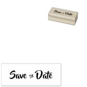 De datum opslaan rubberstempel (Gestempeld)