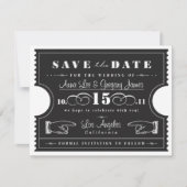 De datum opslaan save the date (Voorkant)