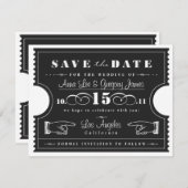 De datum opslaan save the date (Voorkant / Achterkant)