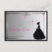 De datum opslaan save the date (Voorkant)