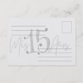 De datum opslaan save the date (Achterkant)