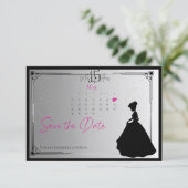 De datum opslaan save the date (Staand voorkant)