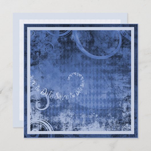 De datum opslaan save the date (Voorkant / Achterkant)