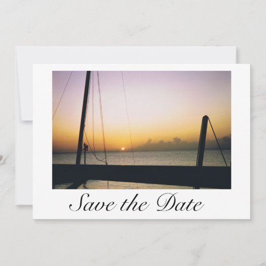 De datum opslaan save the date (Voorkant)