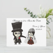 De datum opslaan save the date (Staand voorkant)