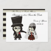 De datum opslaan save the date (Voorkant / Achterkant)