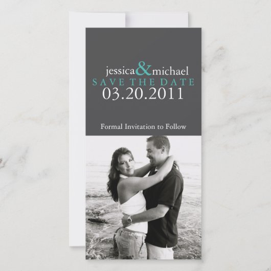 De datum opslaan save the date (Voorkant)