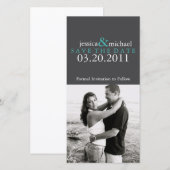 De datum opslaan save the date (Voorkant / Achterkant)