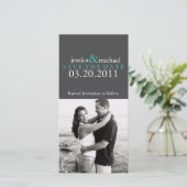 De datum opslaan save the date (Staand voorkant)