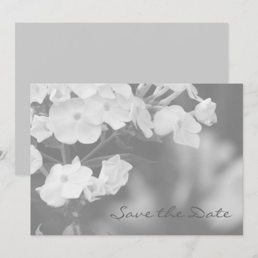De datum opslaan save the date (Voorkant / Achterkant)