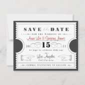 De datum opslaan save the date (Voorkant)