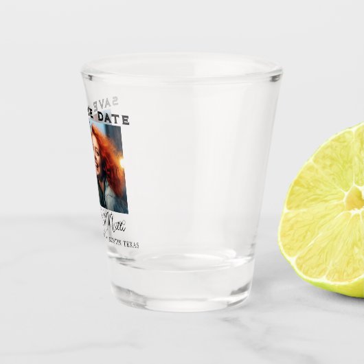 De datum opslaan shot glas (Rechts)