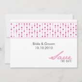 De datum opslaan - Stippen Save The Date (Voorkant)