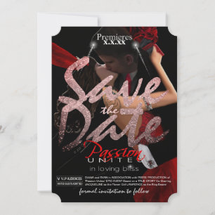 De datum opslaan Ticket Save The Date