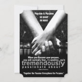 De datum opslaan Ticket Save The Date (Achterkant)