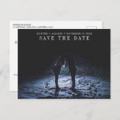 De datum opslaan uitnodiging briefkaart (Voorkant / Achterkant)