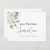 De datum opslaan uitnodiging briefkaart (Voorkant / Achterkant)